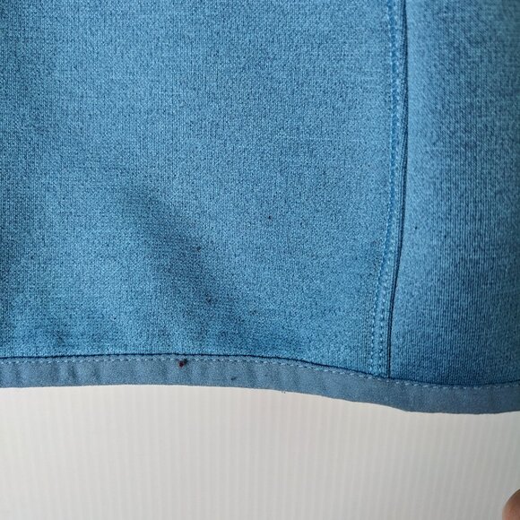 Patagonia Tech Fleece Jacket Light Blue Full Zip Jacket Zippered Pockets Small - Picture 6 of 14